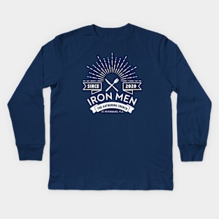 The Gathering Church Iron Men Kids Long Sleeve T-Shirt